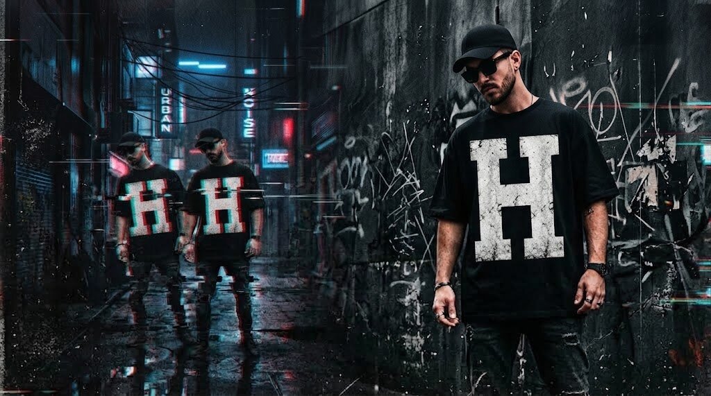 Highriser Premium Apparel lookbook background